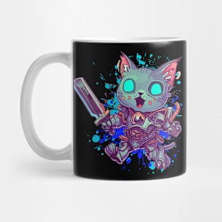 Zombie Cat Cyber Mug